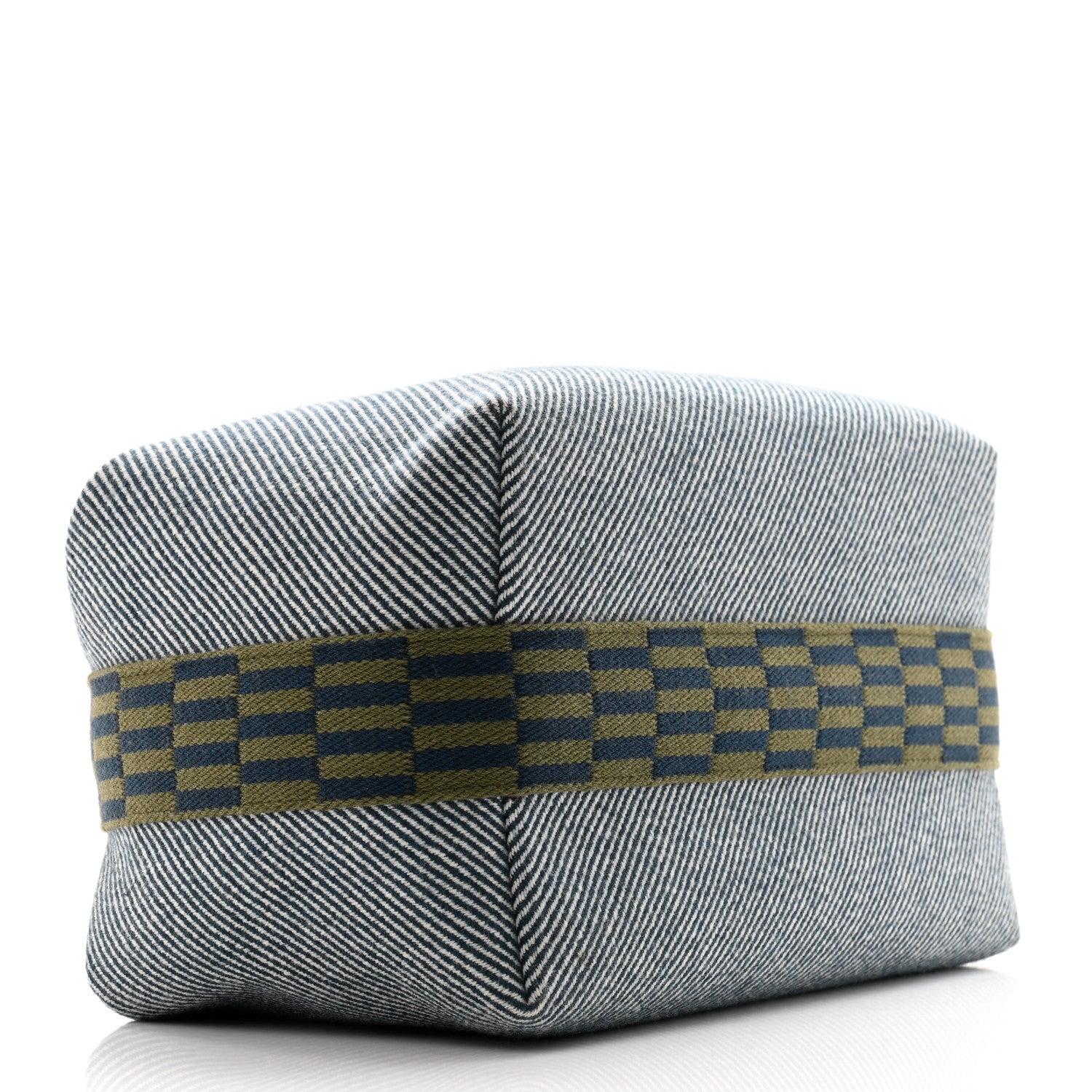 Hermes Wool Large Bride-A-Brac H Natte Pouch Bleu Abysse 4 of 11