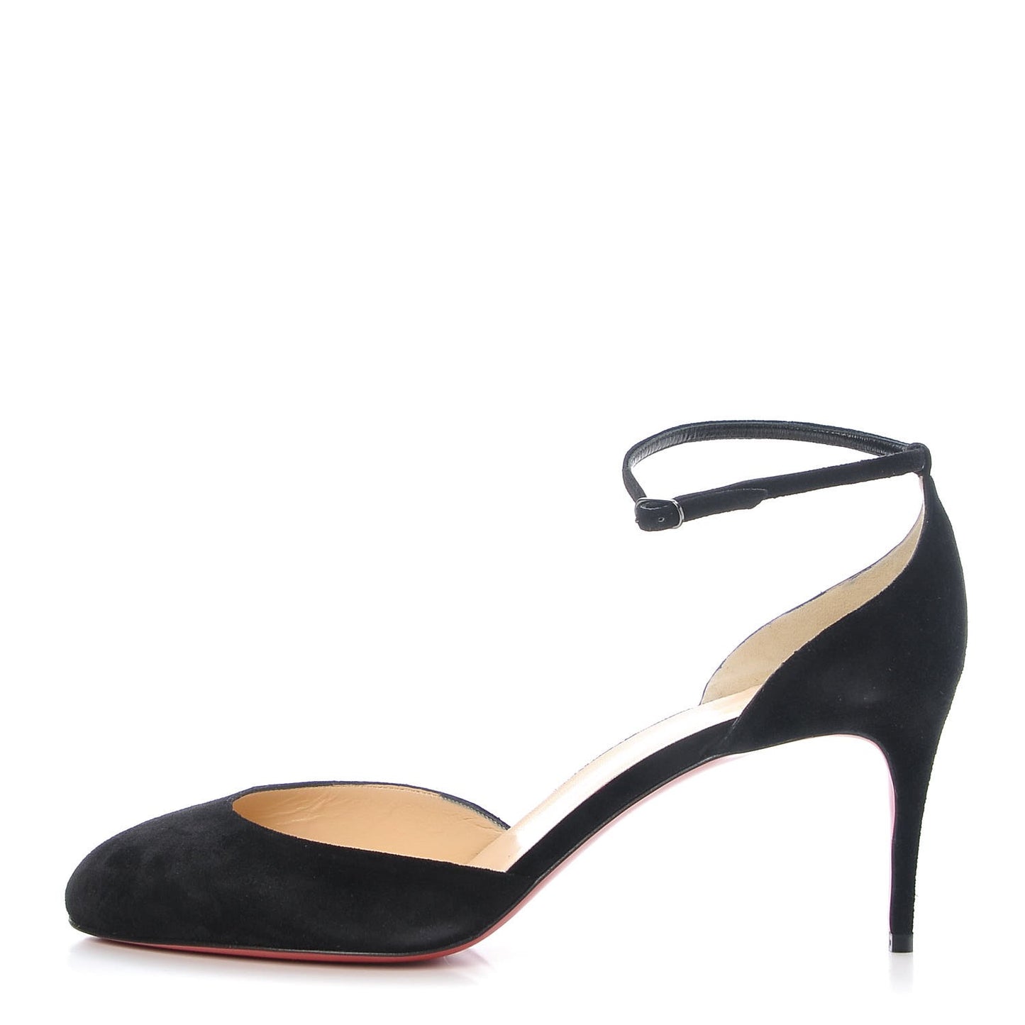 Suede Rounditown 70 Pump 41.5 Black