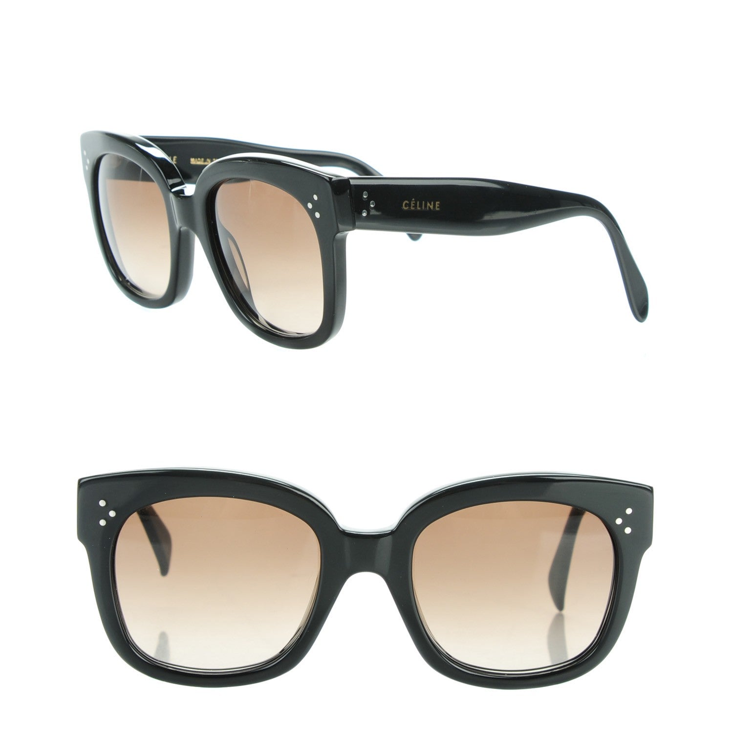 Celine New Audrey Sunglasses CL 41805/S Black 1 of 6