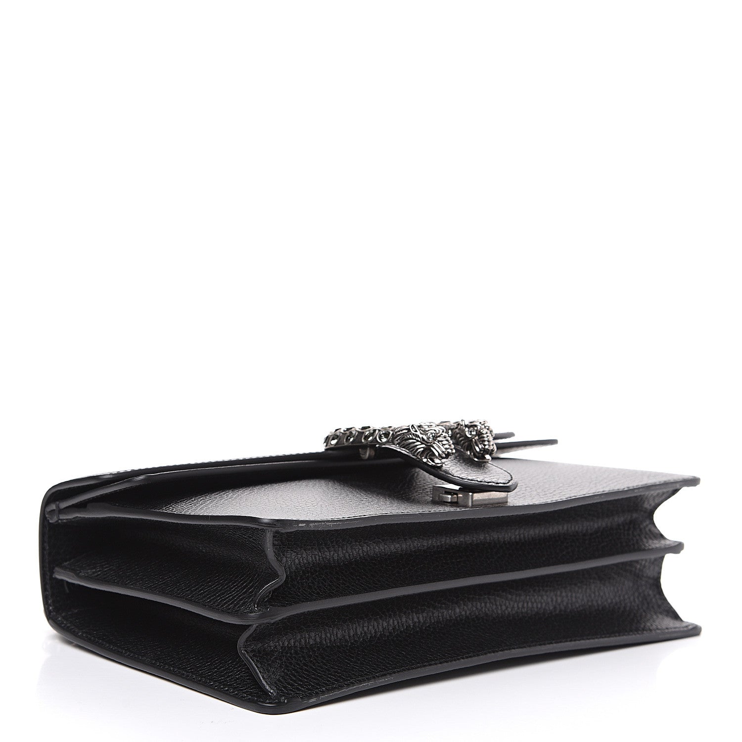 Gucci Pebbled Calfskin Small Dionysus Shoulder Bag Black 3 of 10