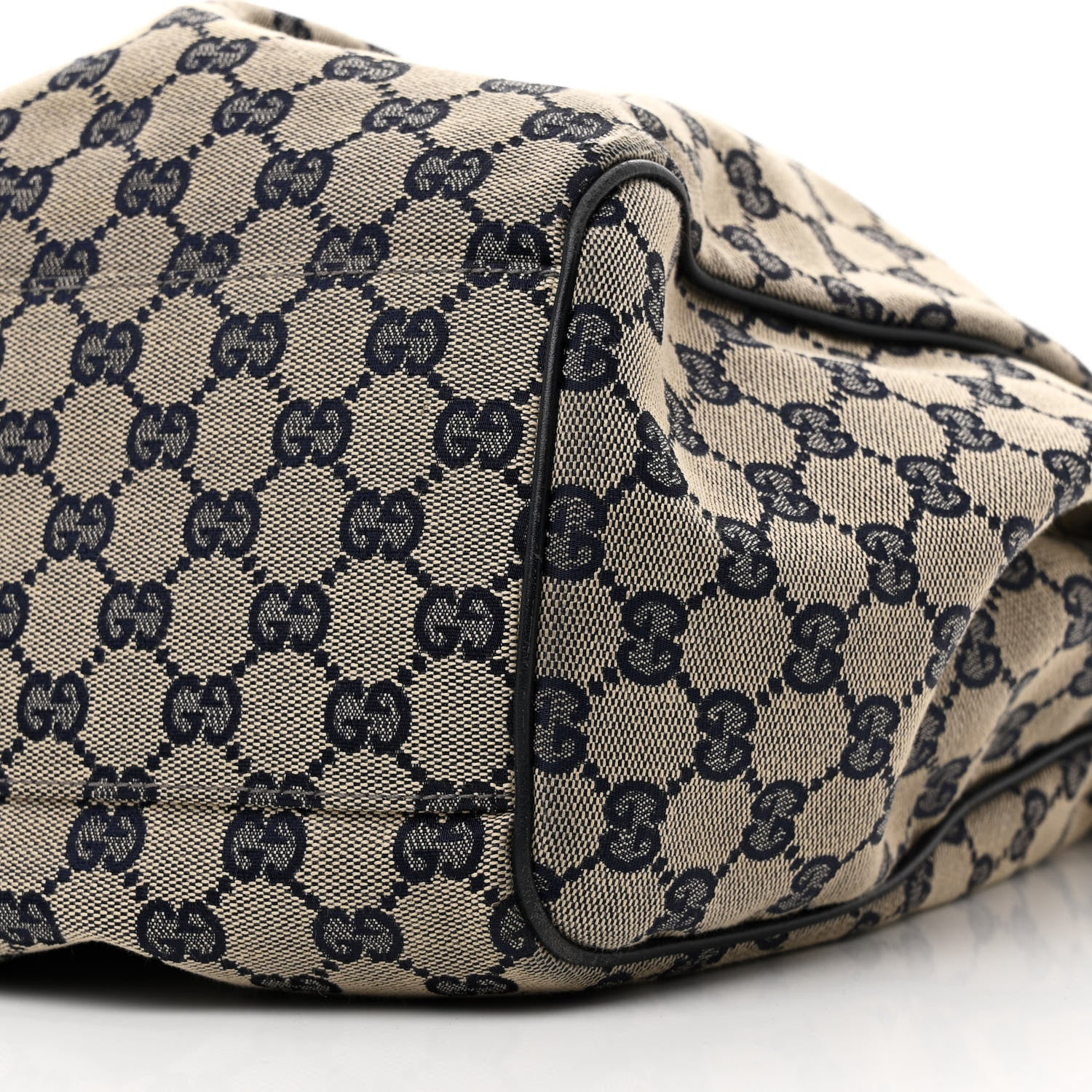Gucci Monogram Calfskin Large Sukey Tote Navy 10 of 13