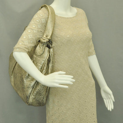 Chanel Distressed Leather Le Marais Ligne Large Tote Gold 2 of 12