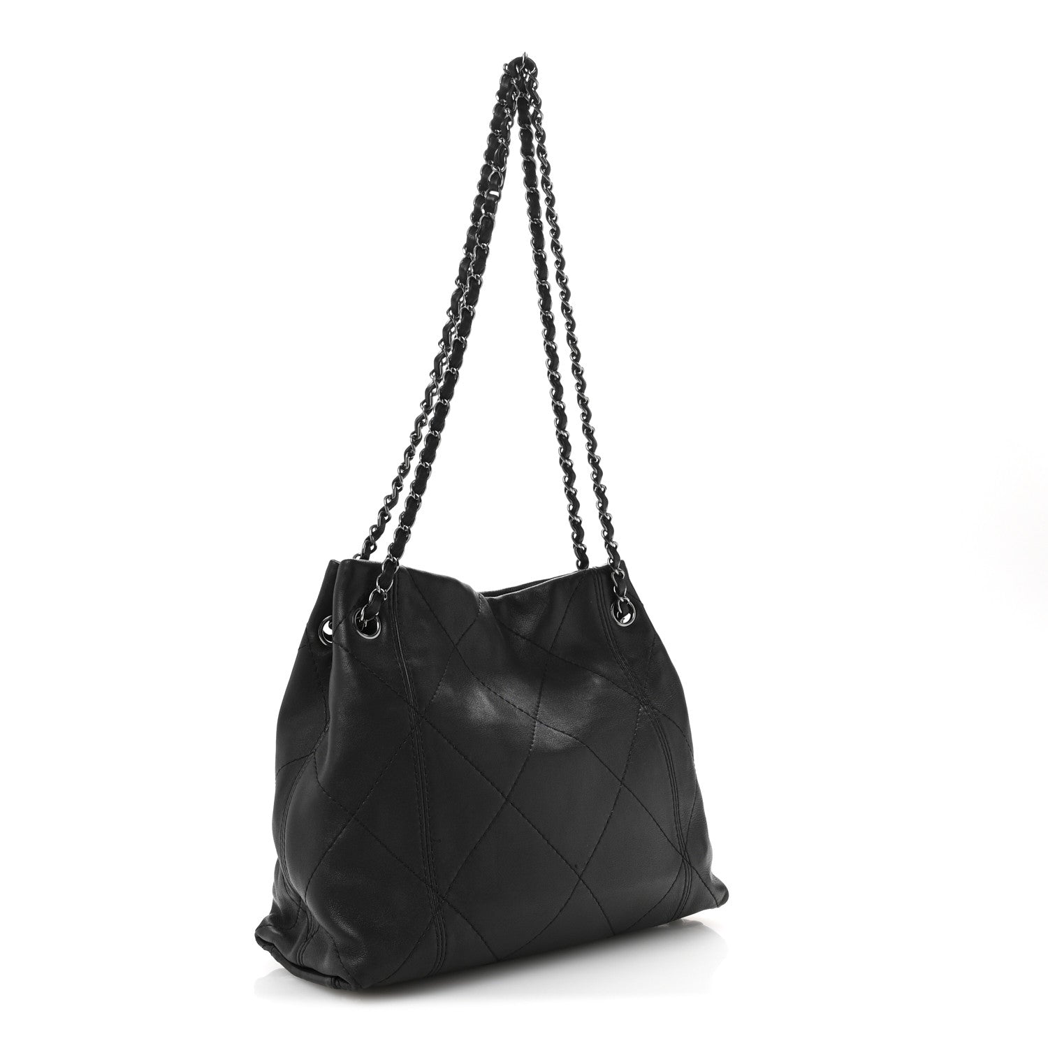 Chanel Lambskin Quilted Small Soft Touch Shoulder Bag Black 3 of 13