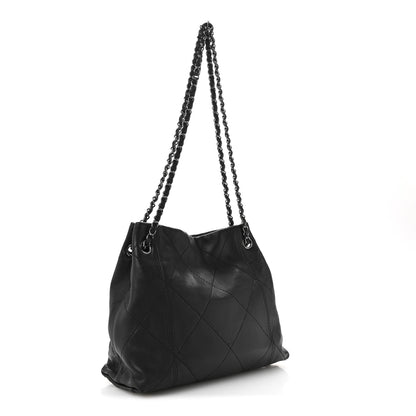 Chanel Lambskin Quilted Small Soft Touch Shoulder Bag Black 3 of 13