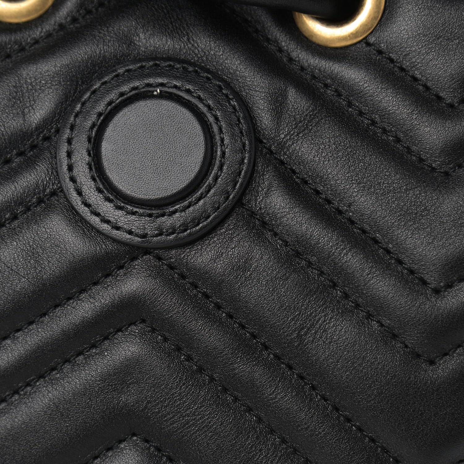 Gucci Calfskin Matelasse GG Marmont Flap Backpack Black 8 of 11