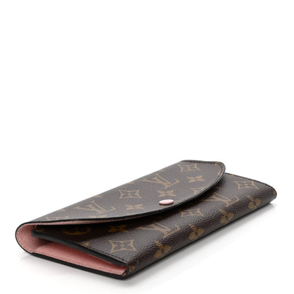 Louis Vuitton Monogram Emilie Wallet Rose Ballerine 4 of 6