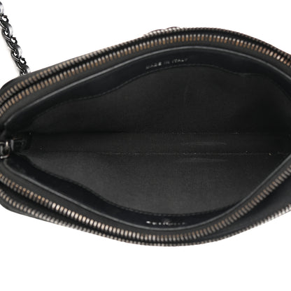 Chanel Lambskin Quilted Small Boy Clutch With Chain So Black 6 of 18
