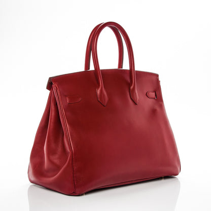 Hermes Box Birkin 35 Rouge Vif 3 of 33