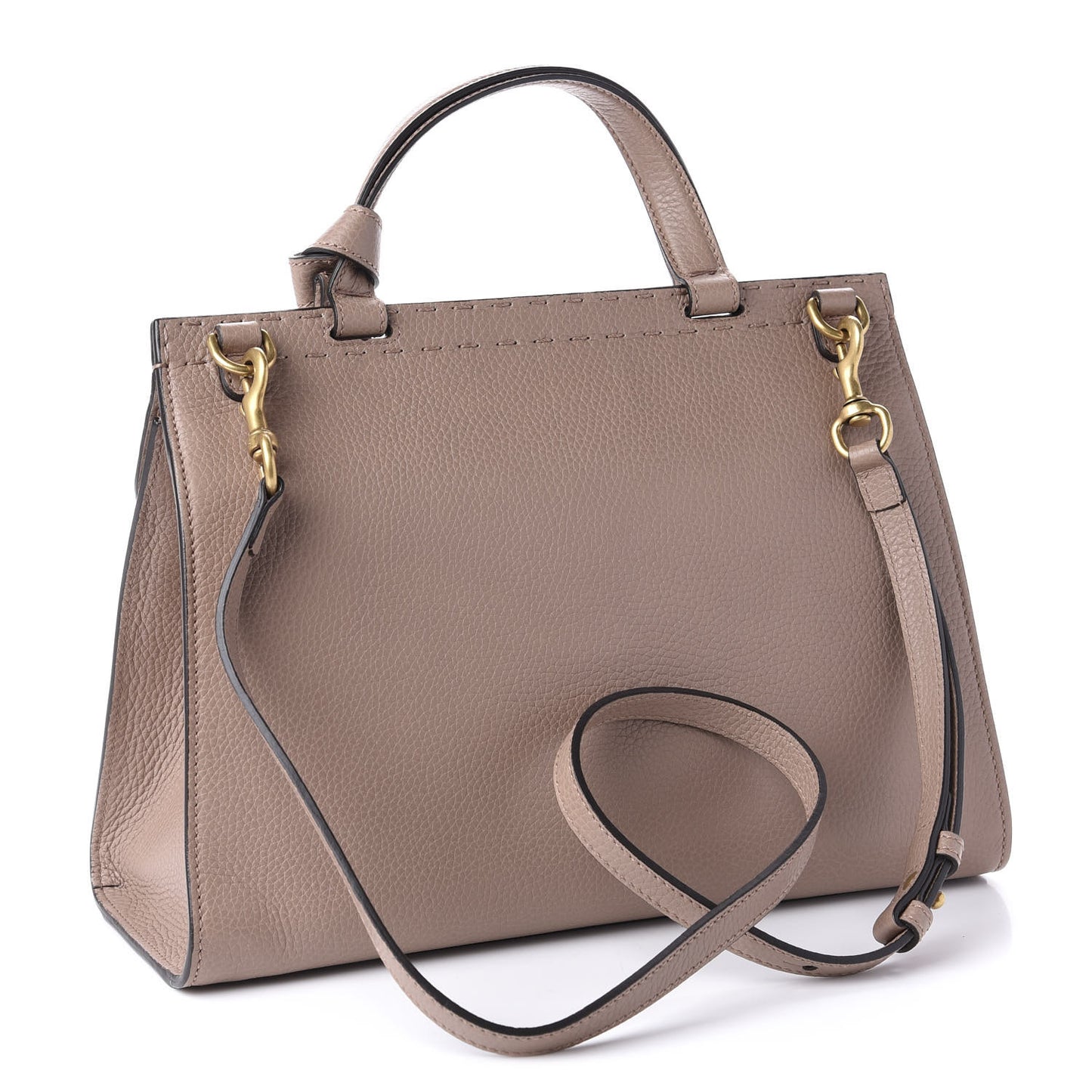 Calfskin Small Pearly GG Marmont Top Handle Bag Porcelain Rose