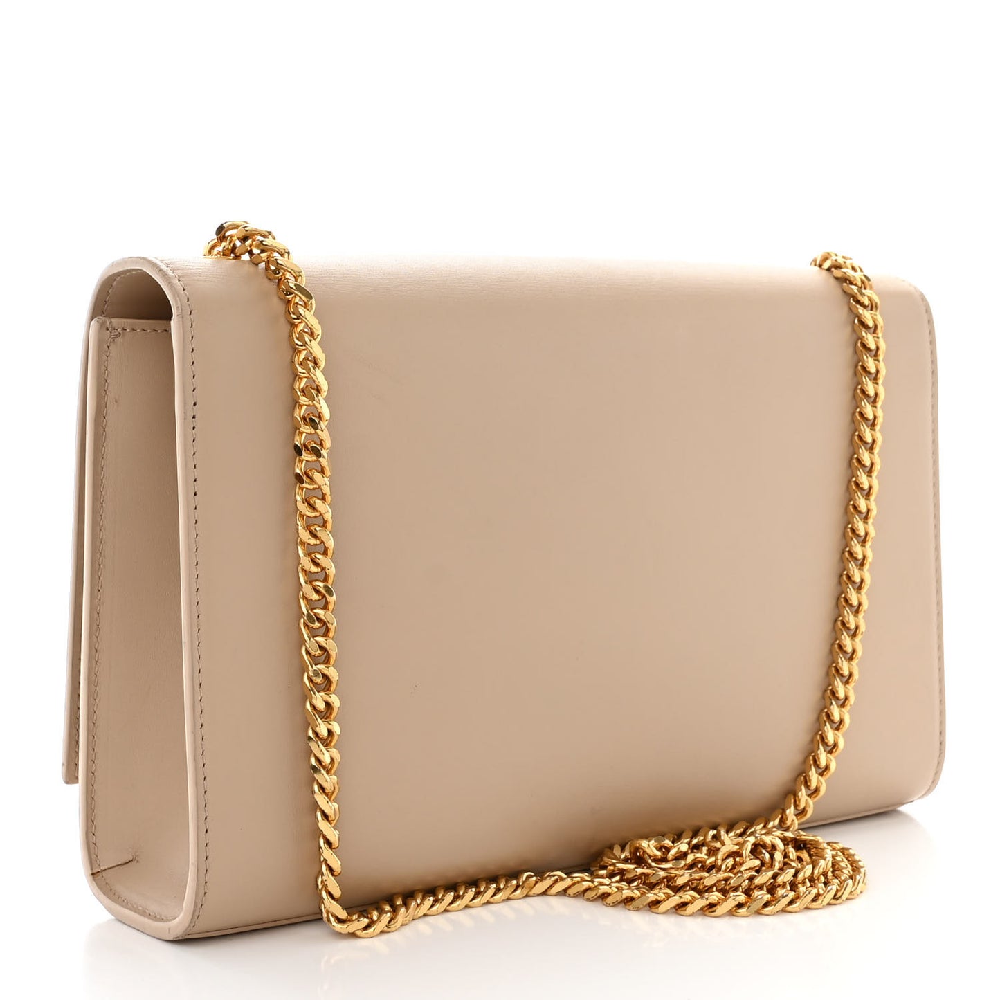 Smooth Calfskin Medium Classic Monogram Kate Tassel Satchel Nude Powder