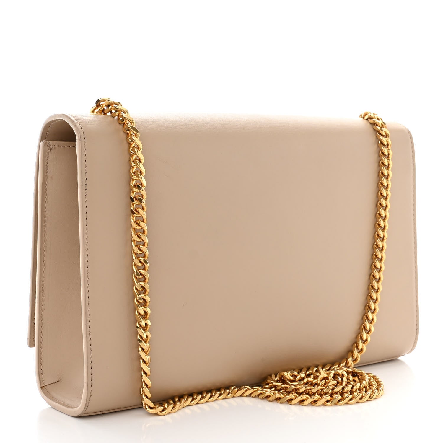 Saint Laurent Smooth Calfskin Medium Classic Monogram Kate Tassel Satchel Nude Powder 3 of 16