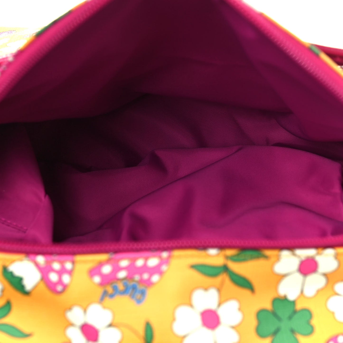 Canvas Childrens Flower Mushroom Print Backpack