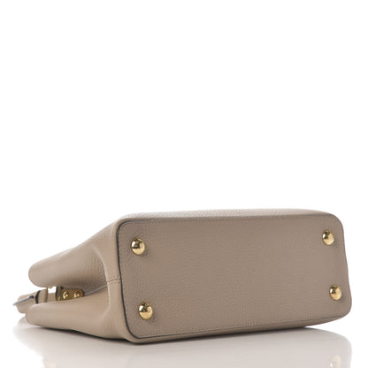 Louis Vuitton Taurillon Capucines PM Galet 4 of 8
