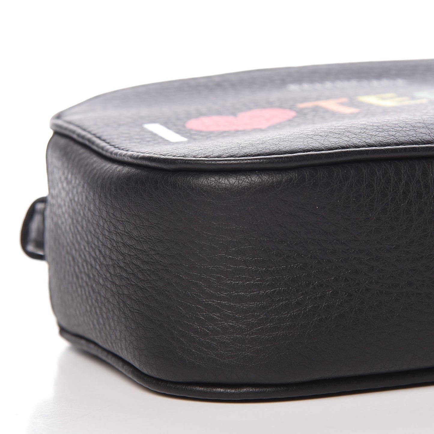 Calfskin I Love Techno XS Everyday Camera Bag Black