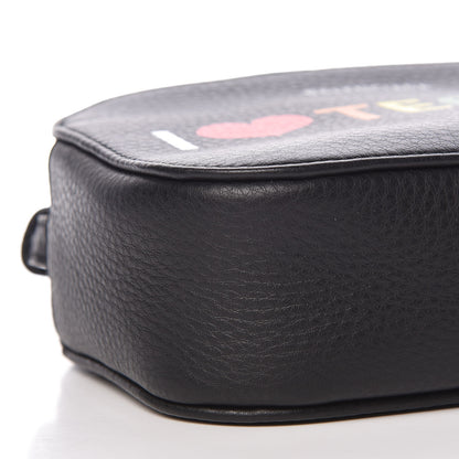 Balenciaga Calfskin I Love Techno XS Everyday Camera Bag Black 9 of 10