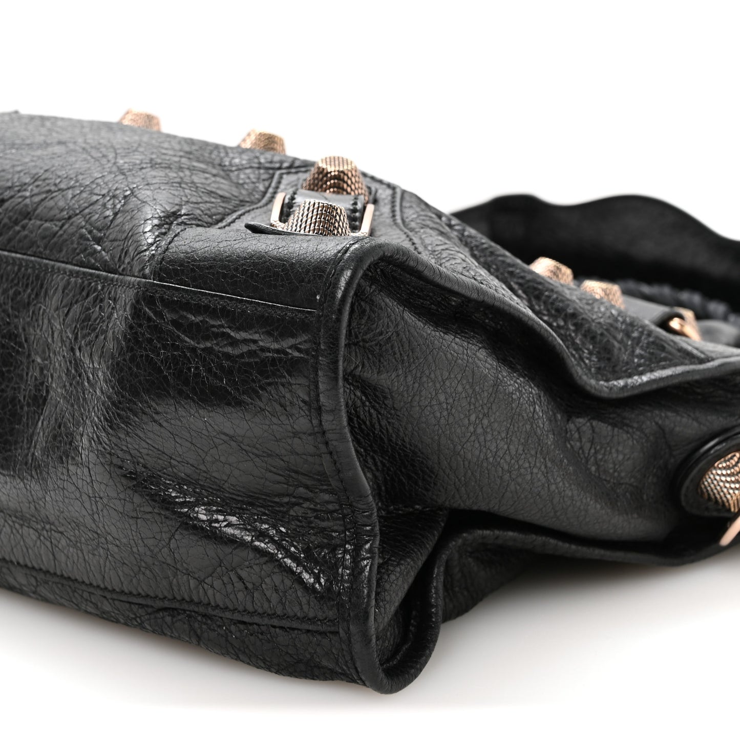 Agneau Giant 21 Rose Gold Hardware City Black