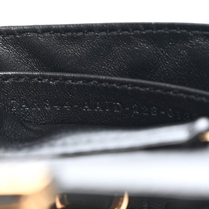 Fendi Nappa FF Embossed Nano Baguette Charm Black 6 of 7