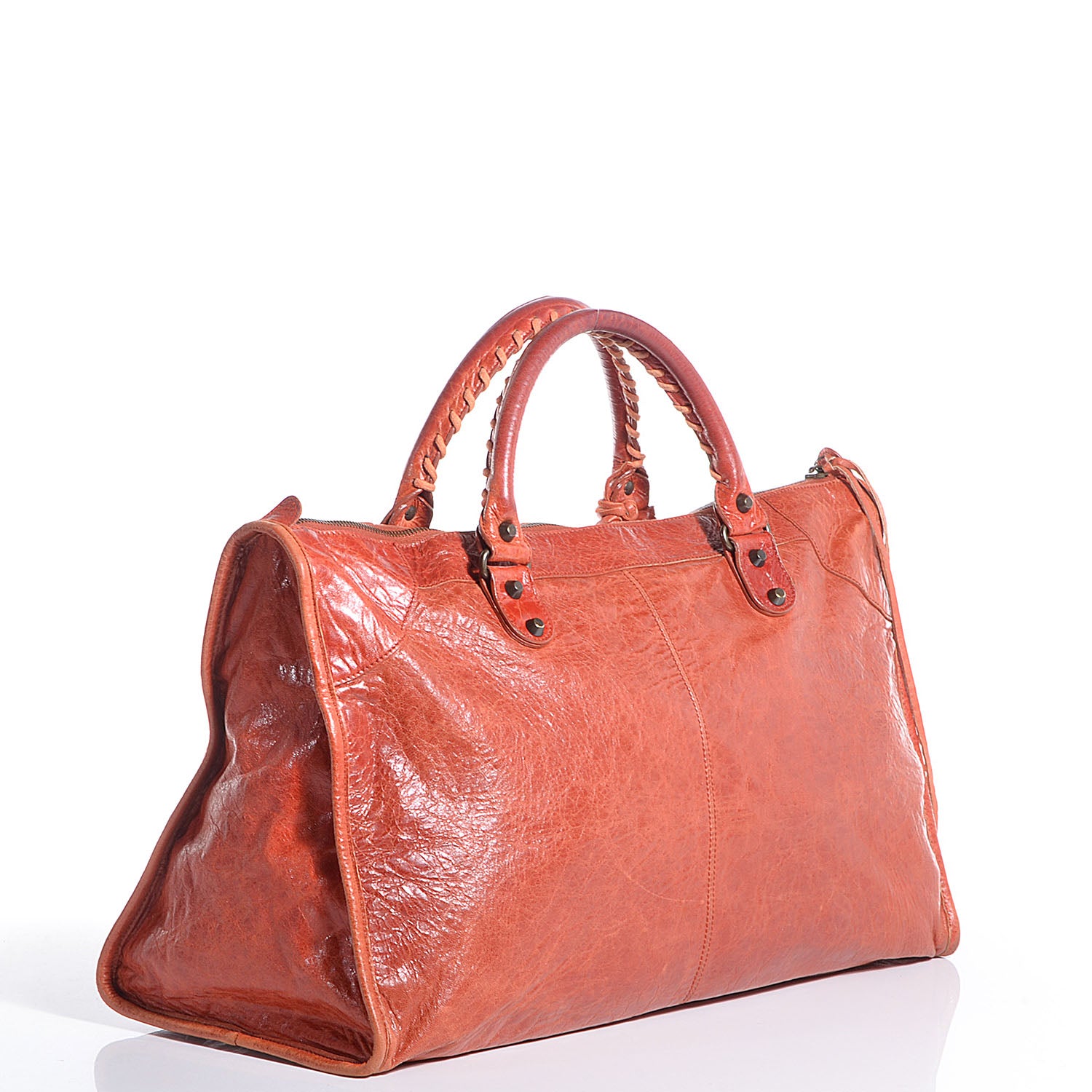 Balenciaga Chevre Classic Hardware Work Rouille 3 of 7