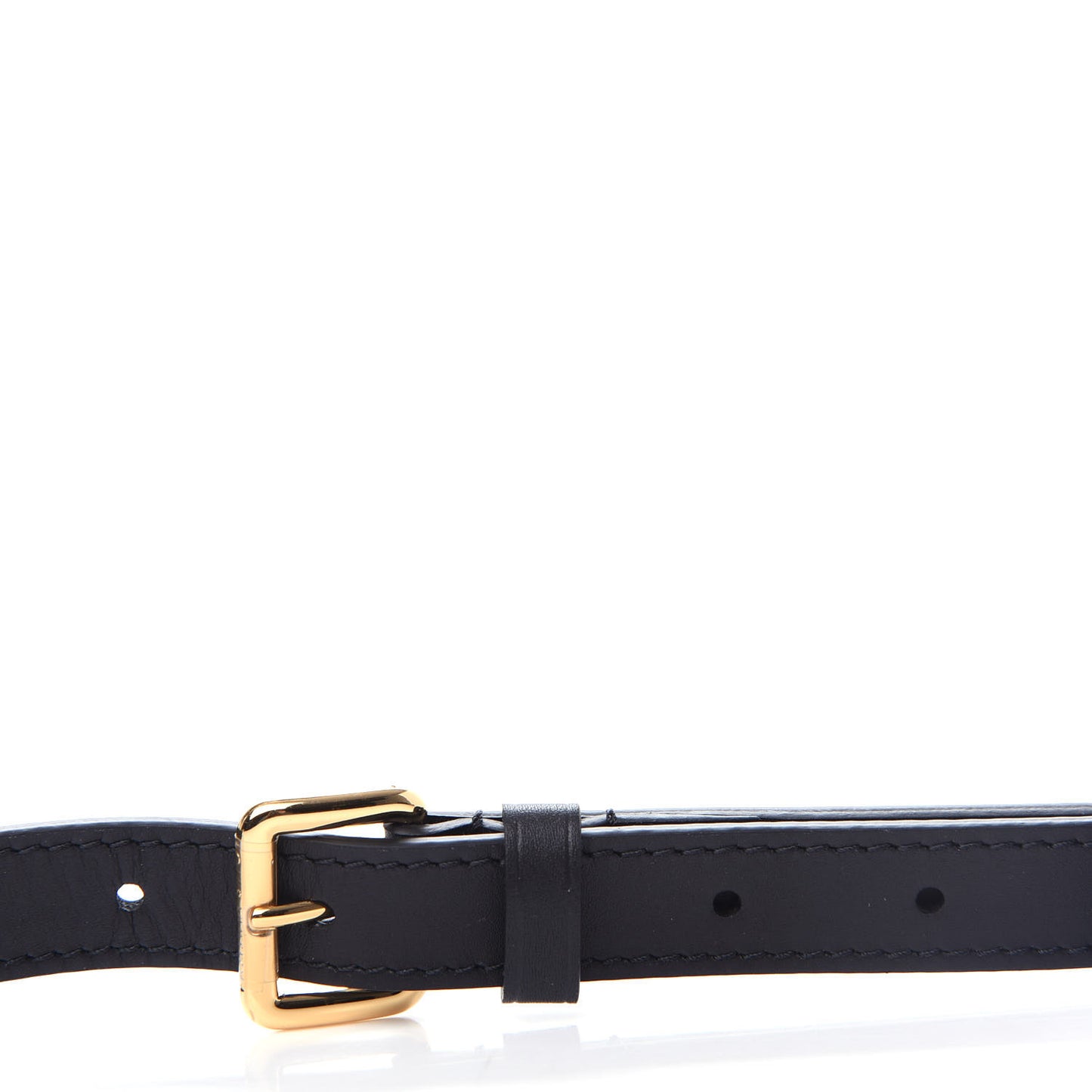 Calfskin 20mm Adjustable Shoulder Strap Black