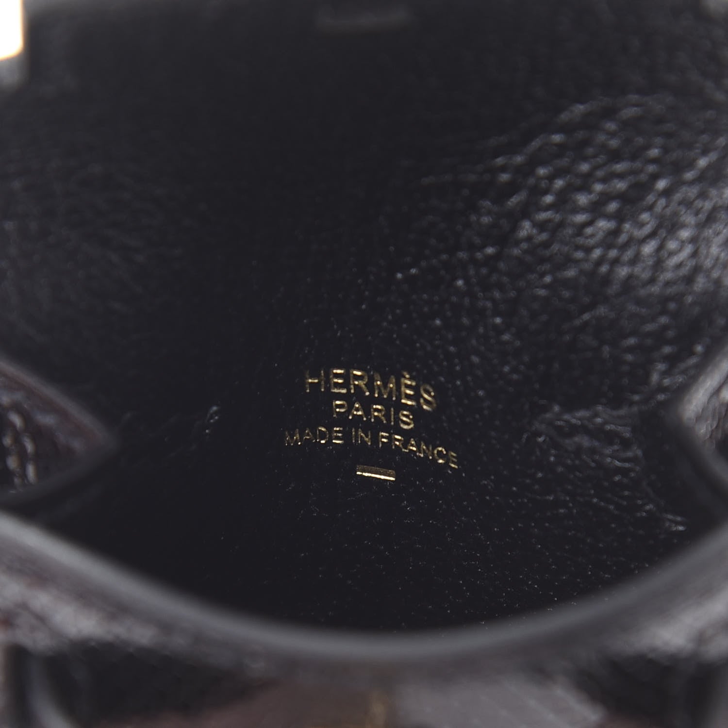 Hermes Lizard Mini Kelly Twilly Bag Charm Black 4 of 6