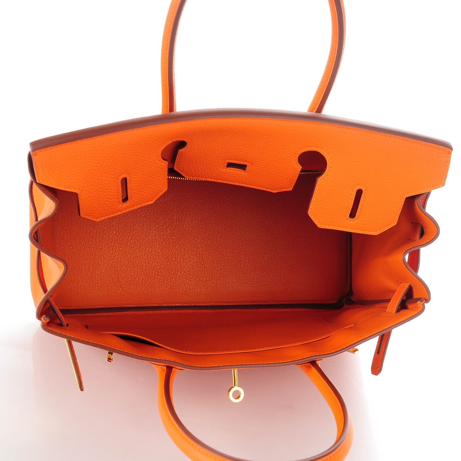 Hermes Togo Birkin 30 Orange 8 of 23