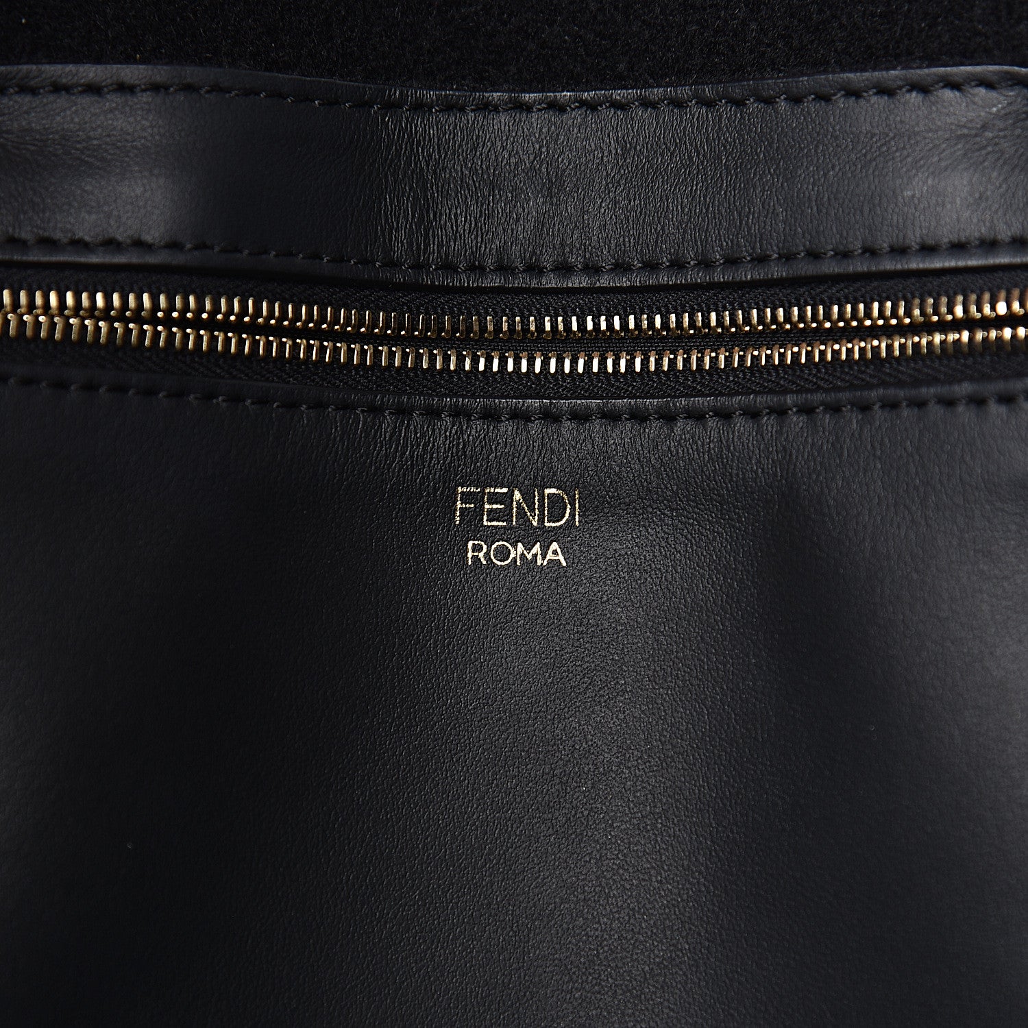 Fendi X FILA Glazed Fabric FF 1974 Mania Shopping Tote Bag Mogano Panna White 6 of 10