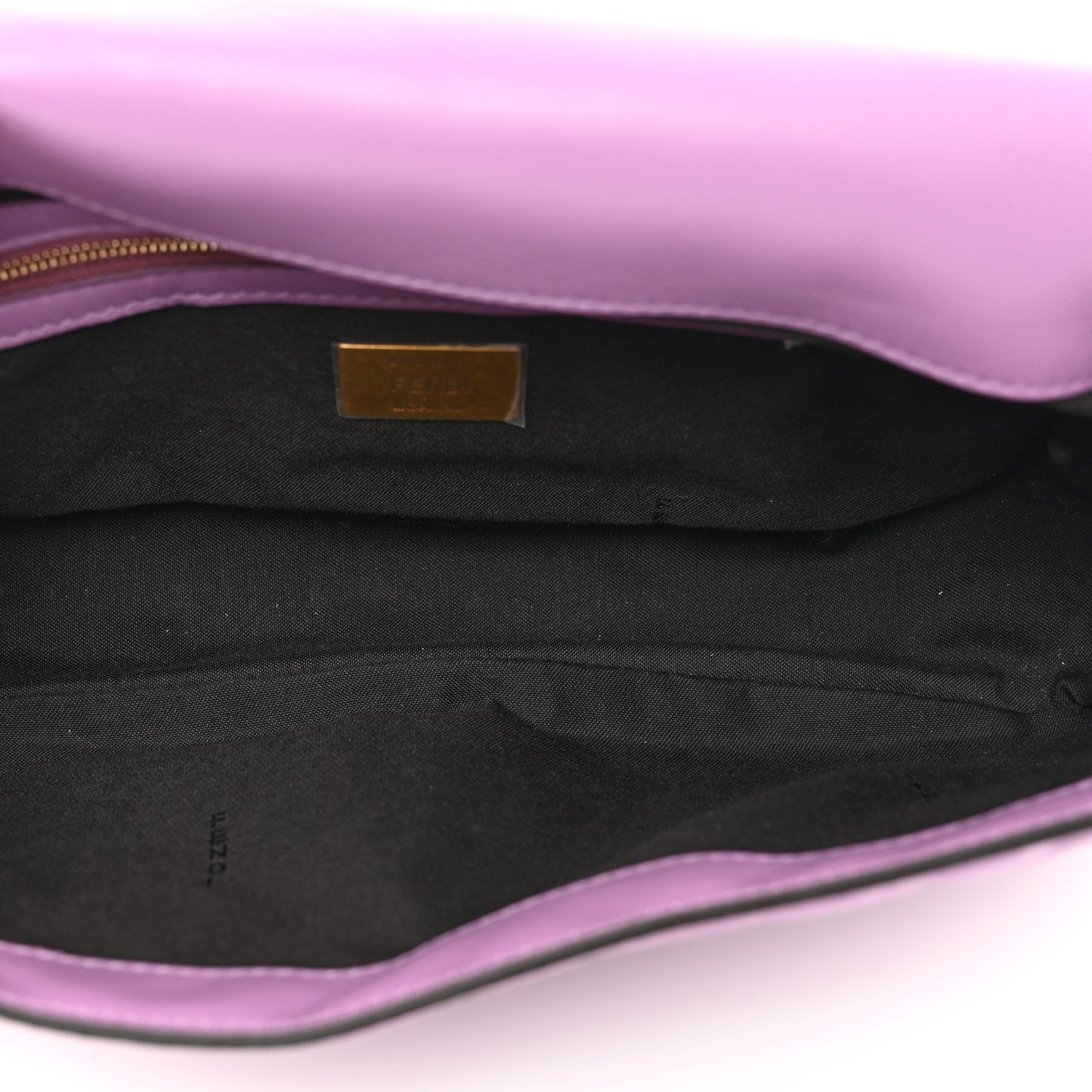 Nappa FF 1974 Embossed Baguette Agapanto