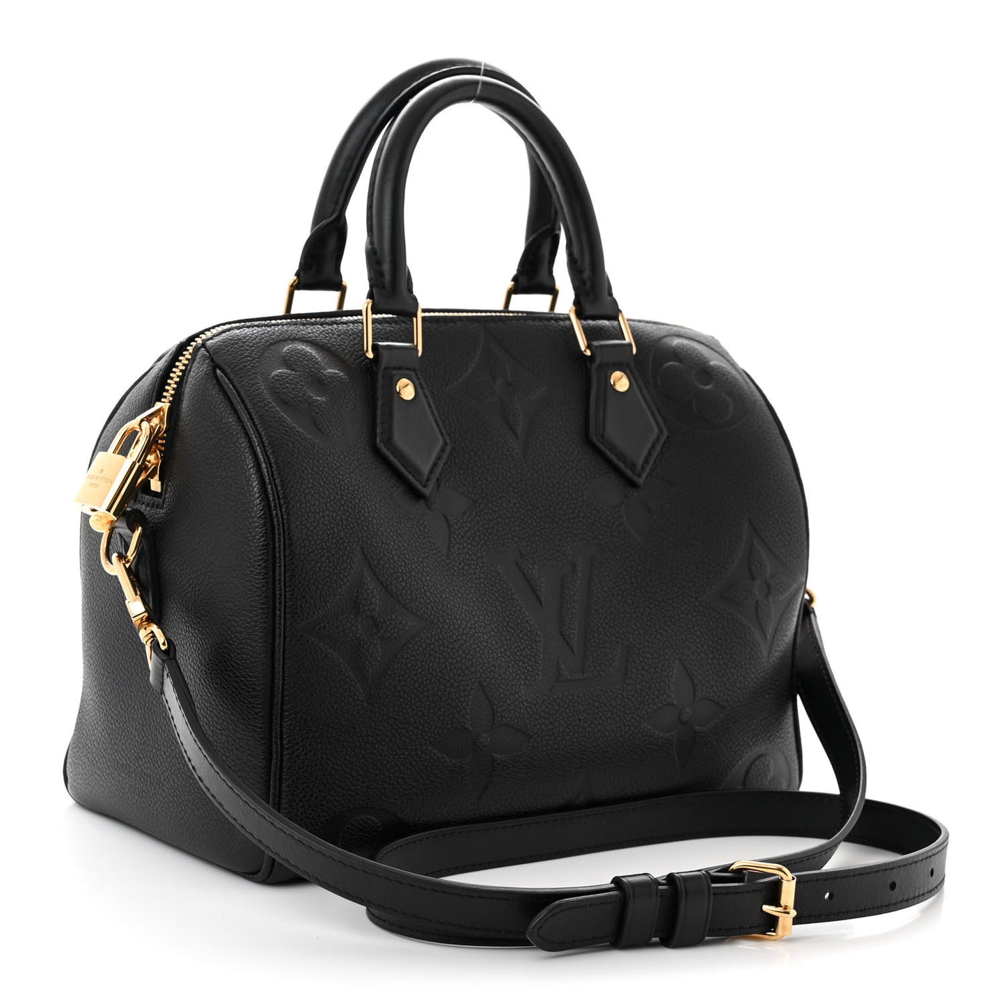 Empreinte Monogram Giant Speedy Bandouliere 25 Black