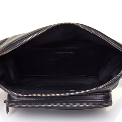 Saint Laurent Lambskin Subway Belt Bag Black 5 of 11