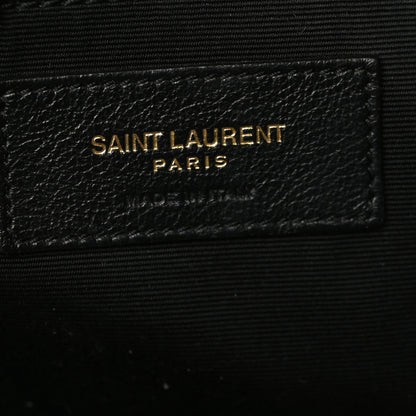 Saint Laurent Lambskin Quilted Maxi Icare Shopping Tote Black 8 of 11
