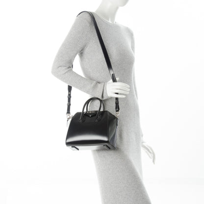 Givenchy Shiny Lord Calfskin Mini Antigona Black 2 of 7