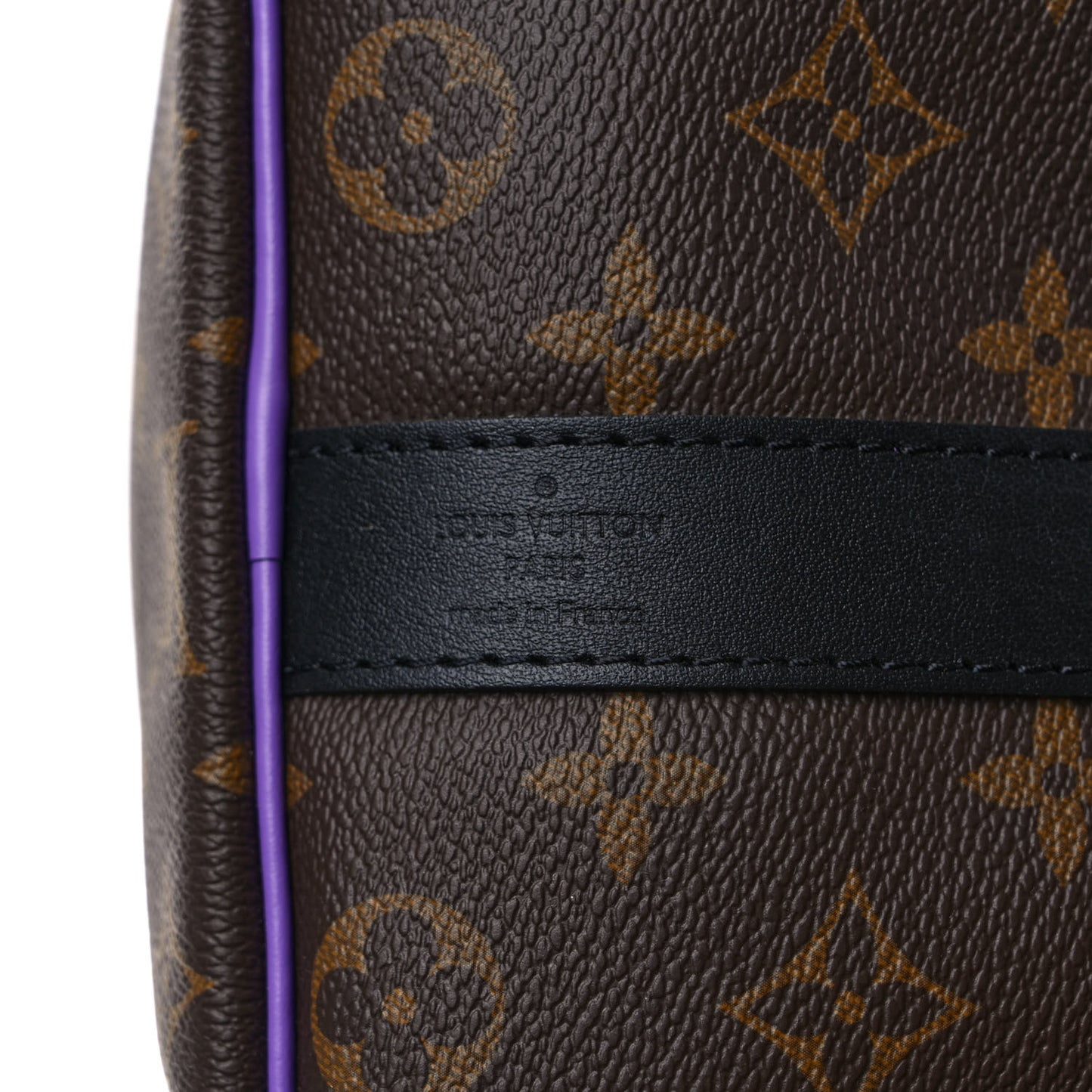 Monogram Macassar Keepall Bandouliere 50 Purple