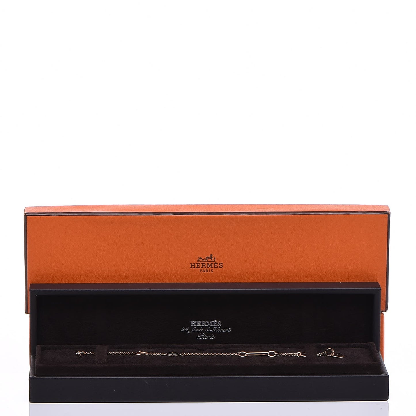 18K Rose Gold Diamond Gambade Bracelet SH
