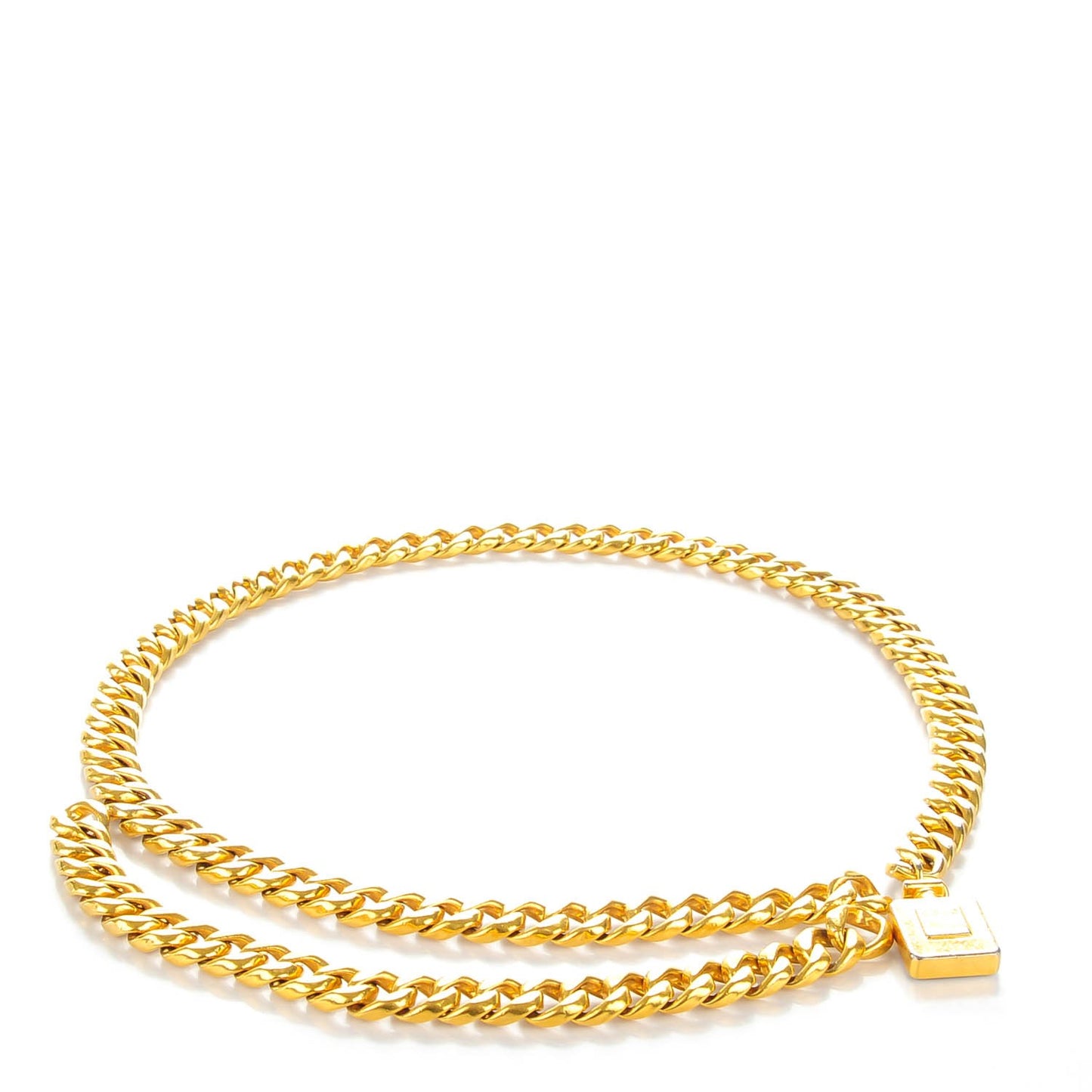 Chain Coco Perfume Bottle Belt Gold