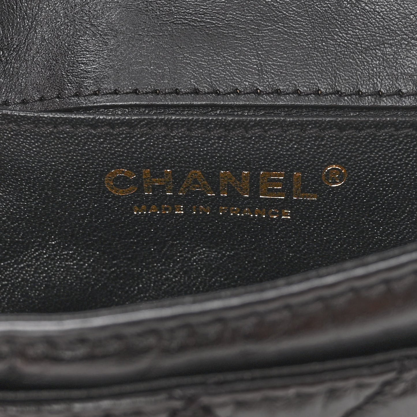 Aged Calfskin Quilted 2.55 Reissue Flap Belt Bag Clutch Black