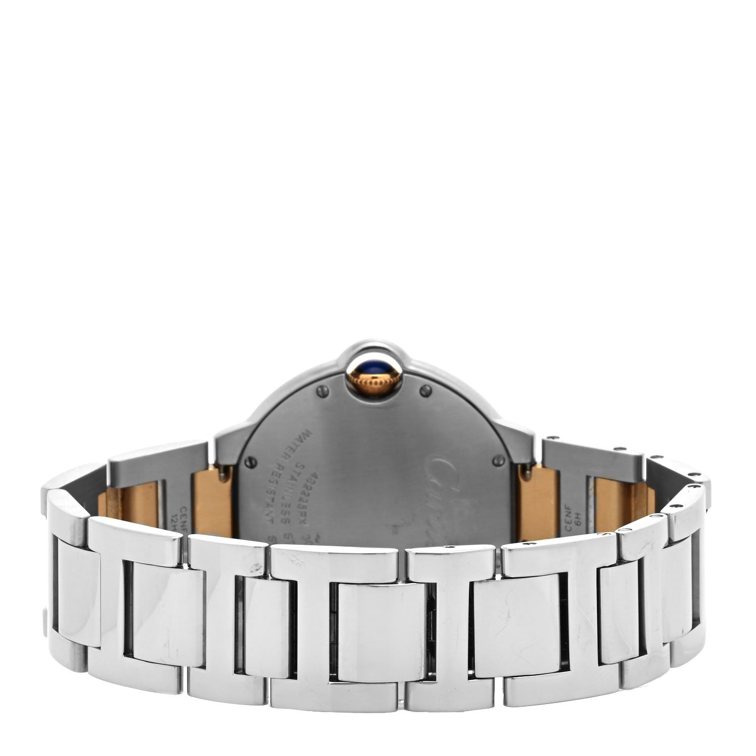 Cartier Stainless Steel 18K Yellow Gold 36mm Ballon Bleu De Cartier Quartz Watch 3 of 5