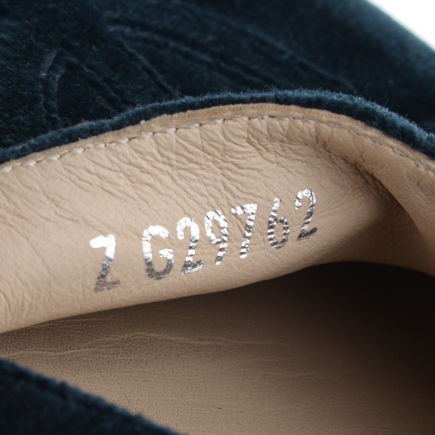 Velvet CC Espadrilles 40 Dark Navy Black