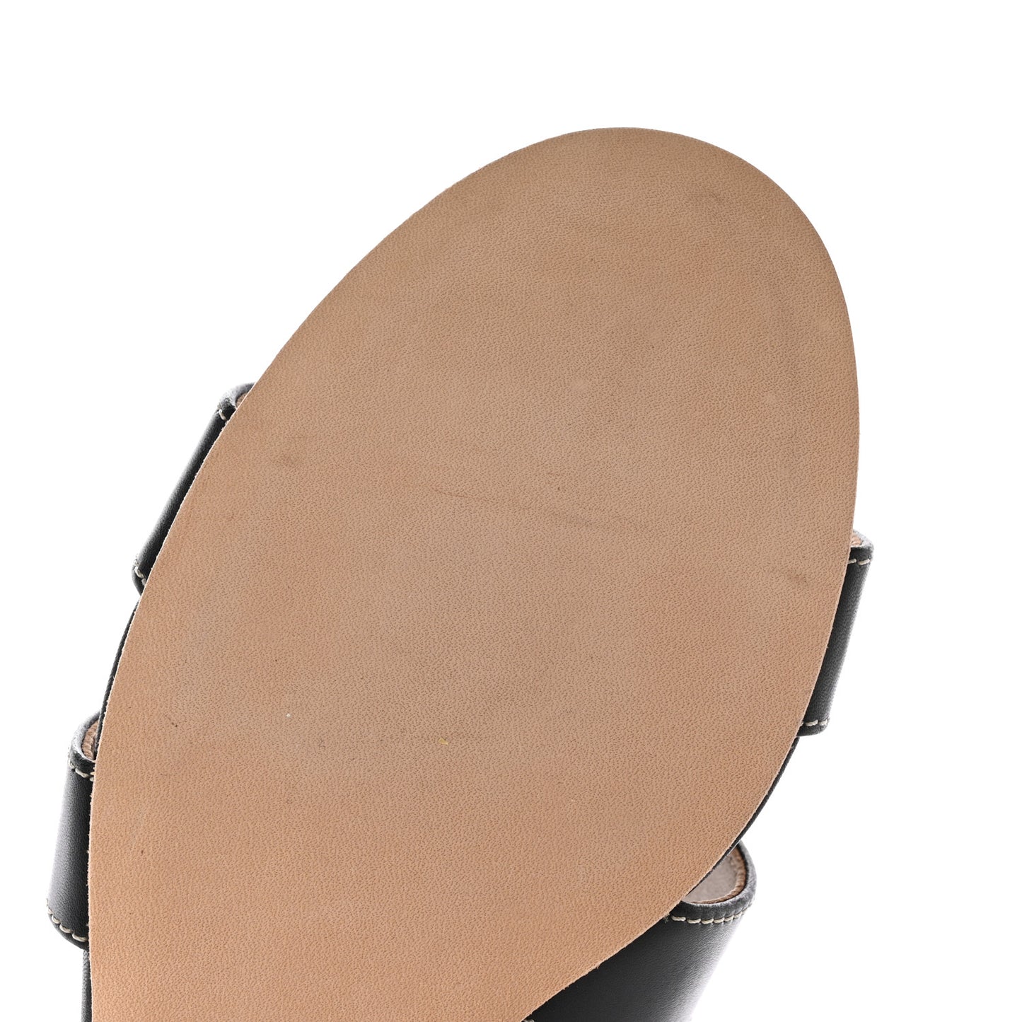 Calfskin Oasis Sandals 38 Black