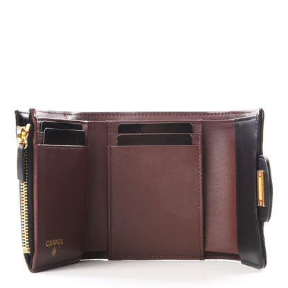 Chanel Aged Calfskin Quilted Reissue Compact Wallet Black 4 of 10