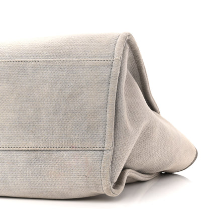 Chanel Canvas Large Deauville Tote Grey 10 of 11