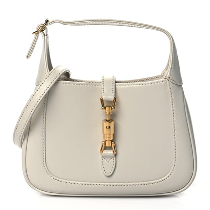 Gucci Boarded Dyana Lux Calfskin Mini Jackie 1961 Hobo Mystic White 1 of 10