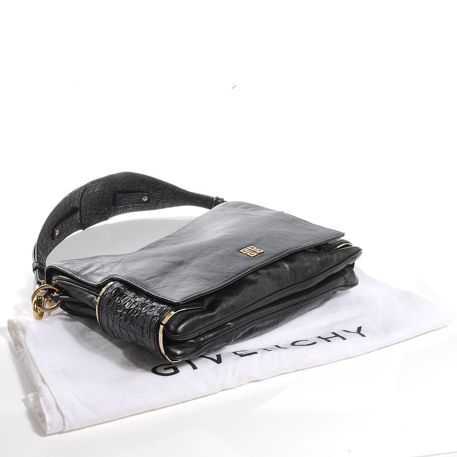 Givenchy Leather Melancholia Shoulder Bag Black 4 of 7