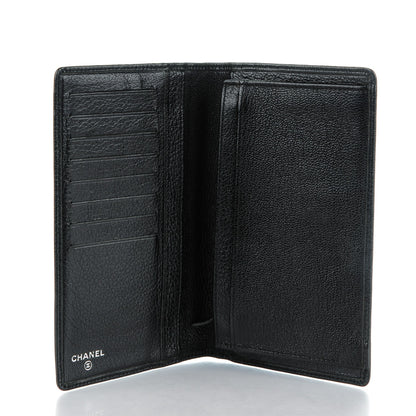 Chanel Goatskin CC Yen Wallet Black 4 of 8