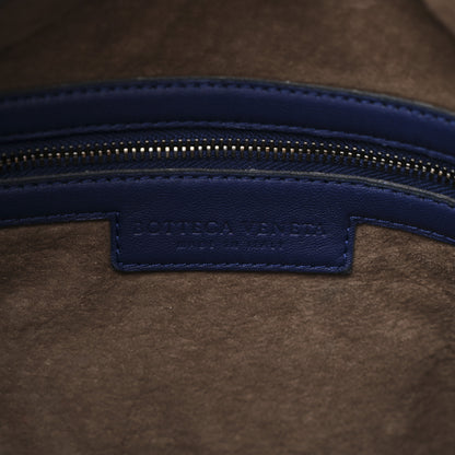 Bottega Veneta Nappa Intrecciato Large Veneta Hobo Baltic Blue 6 of 11