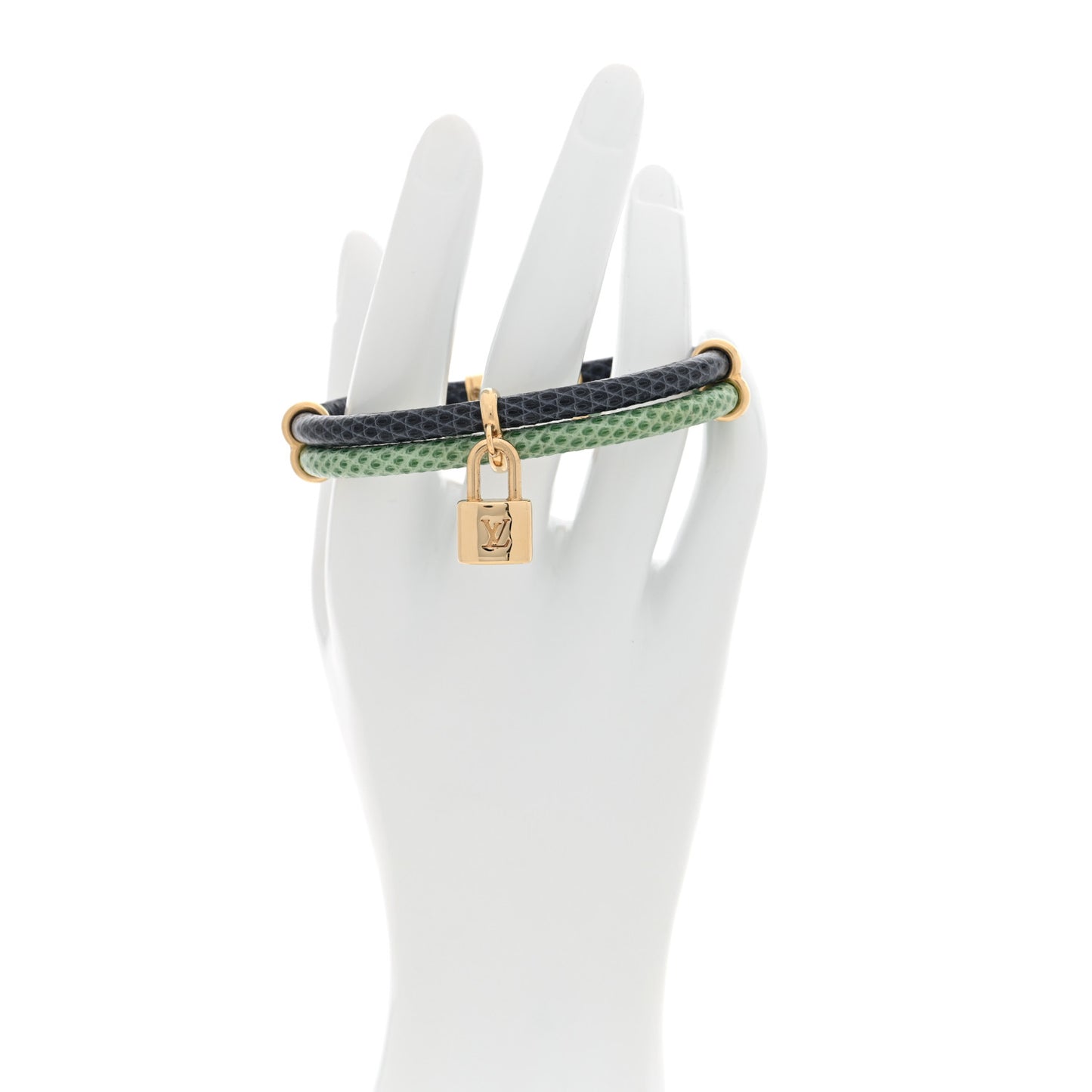 Snakeskin Keep It Twice Bracelet Blue Green