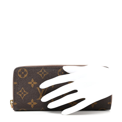 Louis Vuitton Monogram Clemence Wallet Rose Ballerine 2 of 8
