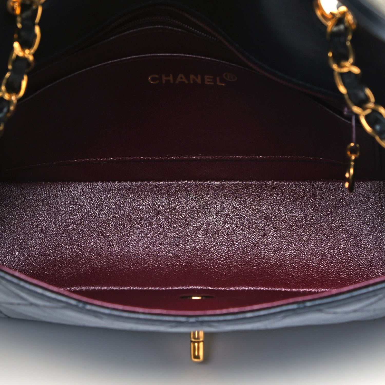 Chanel Lambskin Quilted Small Single Flap Black 8 of 10