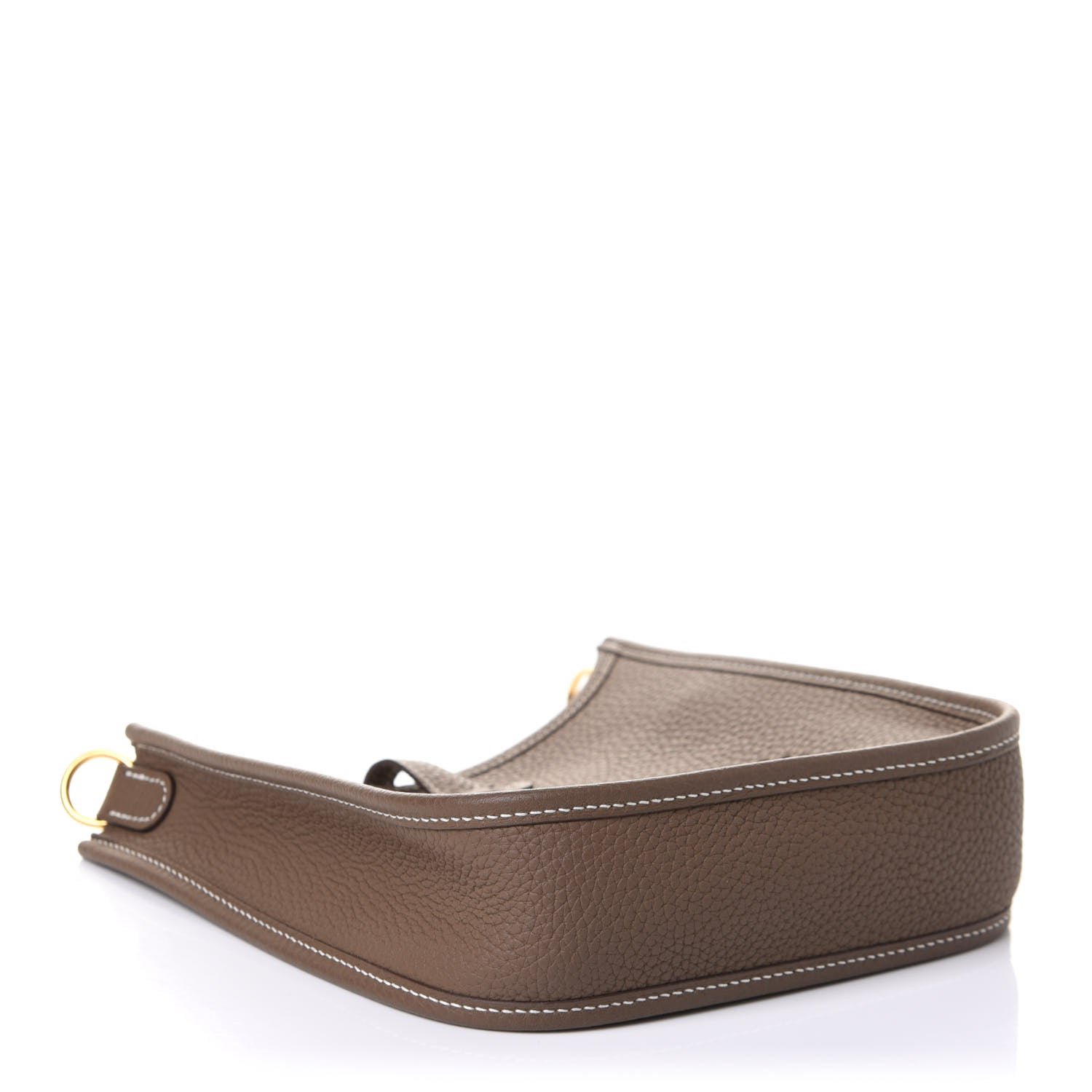 Hermes Taurillon Clemence Amazone Evelyne TPM Etoupe Bleu Indigo 4 of 10