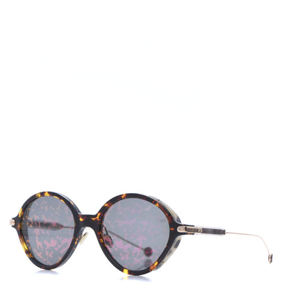 Christian Dior Acetate Leaf Print Umbrage Round Sunglasses Pink Foliage 1 of 7