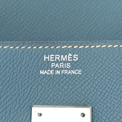 Hermes Epsom Birkin 35 Blue Jean 6 of 10